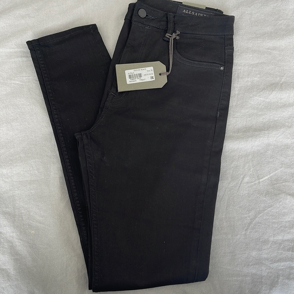 Allsaints high Waisted Skinny Jeans